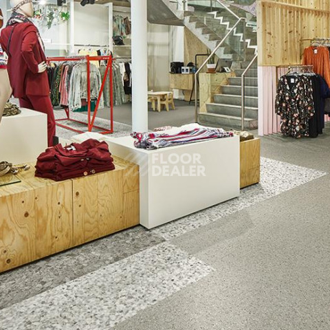 Forbo Allura Material 63486DR7-63486DR5 grey terrazzo фото 2 | FLOORDEALER